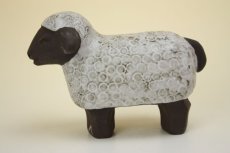 画像4: Keiwar Keramik Karl Erik Iwar/羊のオブジェ (4)