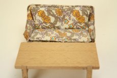 画像8: Lundbyドールハウス/ミニチュア家具　ソファ＆テーブルセット (8)