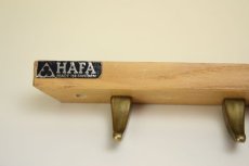 画像6: HAFA SWEDEN ヴィンテージ/白木&真鍮　ウォールフック（6） (6)