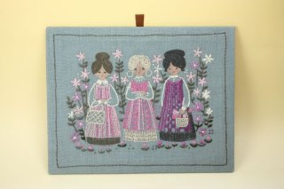 ツヴィスト刺繍、クロスステッチ タペストリー - 北欧雑貨と北欧食器の