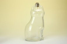 画像4: Royal Krona Lisa Larson Katt decanter/クリスタル デカンタ 猫のガラス瓶 (4)