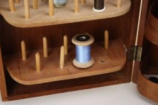 画像6: アンティーク/ソーイング ボックス＆裁縫道具 (6)