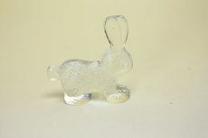 画像1: Boda Bertil Vallien Kanin/クリスタルガラス ウサギ (1)