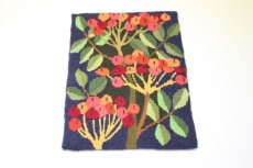 画像1: 北欧織物　フレミッシュ織/リンゴの木 (1)