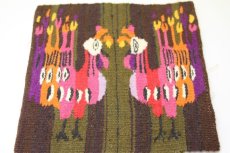 画像3: 北欧織物　フレミッシュ織/鶏 (3)