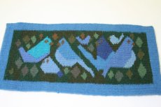 画像3: 北欧織物　フレミッシュ織/バード (3)