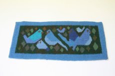 画像2: 北欧織物　フレミッシュ織/バード (2)
