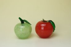 画像7: SWEDEN Glass Apple/ペーパーウェイト　アップル（青りんご） (7)