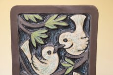 画像2: Norrmans Keramik Normans Motala/鳥の陶板 (2)