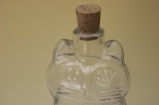 画像2: Royal Krona Lisa Larson Katt decanter/クリスタル デカンタ 猫のガラス瓶 (2)