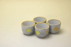 画像1: Upsala Ekeby Mari Simmulson Egg cup/マリ・シミュルソン エッグカップ4セット (1)