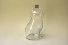 画像5: Royal Krona Lisa Larson Katt decanter/クリスタル デカンタ 猫のガラス瓶 (5)