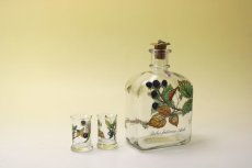 画像2: Holmegaard Decanter Karaff/ホルムガード ガラスボトル＆グラス ラズベリー (2)