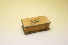 画像1: アンティーク木箱/ハンドペイント (1)
