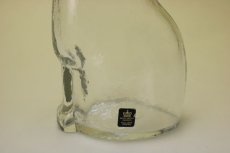 画像3: Royal Krona Lisa Larson Katt decanter/クリスタル デカンタ 猫のガラス瓶 (3)