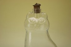 画像2: Royal Krona Lisa Larson Katt decanter/クリスタル デカンタ 猫のガラス瓶 (2)