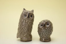 画像2: Bengt Wall Owl/セラミックオブジェ　フクロウセット (2)