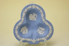 画像2: Wedgwood Tray/ウェッジウッド ジャスパー クローバートレイ (2)