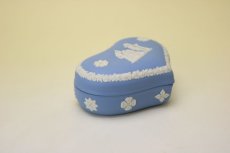 画像2: Wedgwood Box/ウェッジウッド ジャスパー ハートケース (2)