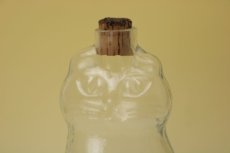 画像2: Royal Krona Lisa Larson Katt decanter/クリスタル デカンタ 猫のガラス瓶 (2)