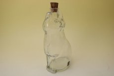 画像3: Royal Krona Lisa Larson Katt decanter/クリスタル デカンタ 猫のガラス瓶 (3)