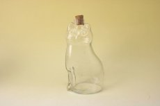 画像2: Royal Krona Lisa Larson Katt decanter/クリスタル デカンタ 猫のガラス瓶 (2)