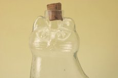 画像3: Royal Krona Lisa Larson Katt decanter/クリスタル デカンタ 猫のガラス瓶 (3)