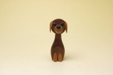 画像1: LAURIDS LONBORG DENMARK Teak Dog/チークオブジェ ドッグ (1)