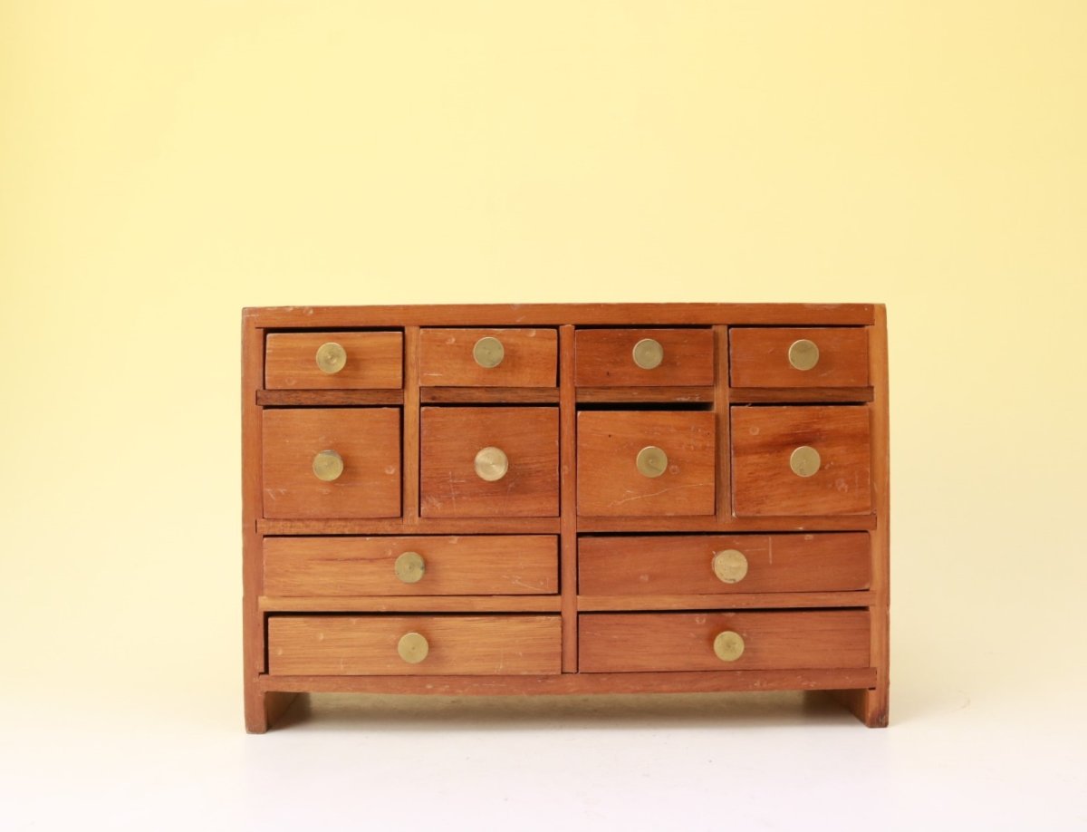 画像2: 北欧ヴィンテージ家具/ミニチェスト 小引出し (2)