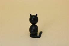 画像4: Gunnar Ander Wood Object/グンナー・アンダー オブジェ 黒チビねこ (4)