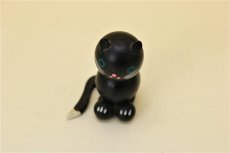 画像6: Gunnar Ander Wood Object/グンナー・アンダー オブジェ 黒チビねこ (6)