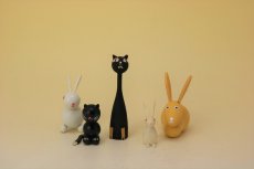 画像8: Gunnar Ander Wood Object/グンナー・アンダー オブジェ 黒猫のっぽ (8)