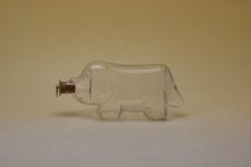 画像2: Royal Krona Lisa Larson Dog decanter/クリスタル デカンタ  犬のガラス瓶 (2)