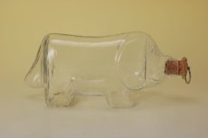 画像5: Royal Krona Lisa Larson Dog decanter/クリスタル デカンタ  犬のガラス瓶 (5)