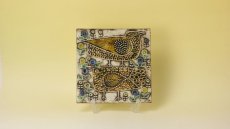 画像2: LISA LARSON UNIK Faglar/リサ・ラーソン 二羽の鳥  陶板 (2)