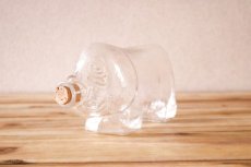 画像2: Royal Krona Lisa Larson Dog decanter/クリスタル デカンタ  犬のガラス瓶 (2)