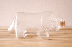 画像4: Royal Krona Lisa Larson Dog decanter/クリスタル デカンタ  犬のガラス瓶 (4)