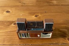 画像7: Lundbyドールハウス/ミニチュア家具 ステレオ＆ローボードセット (7)