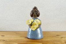 画像1: Elbogen Keramik Sweden flower girl/フラワーガール 一輪挿し (1)