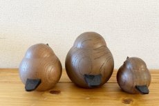 画像3: Novoform Sparrows Family/ノヴァフォーム スズメの親子(スモーク) (3)