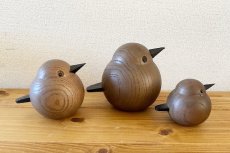 画像4: Novoform Sparrows Family/ノヴァフォーム スズメの親子(スモーク) (4)