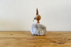 画像3: 北欧チークオブジェ/ファーうさぎ ファーラビット (3)