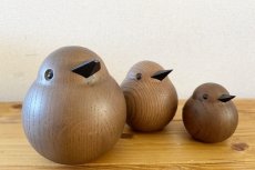 画像5: Novoform Sparrows Family/ノヴァフォーム スズメの親子(スモーク) (5)