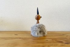 画像5: 北欧チークオブジェ/ファーうさぎ ファーラビット (5)