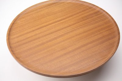画像1: 北欧チーク ターンテーブル　