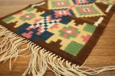 画像1: 北欧織物　フレミッシュ織　伝統柄 (1)