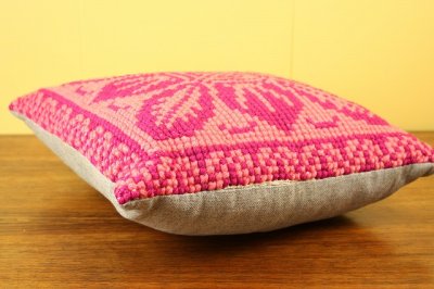 画像2: 北欧刺繍クッション　