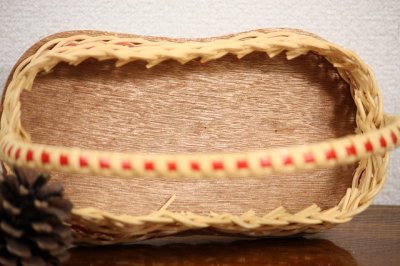 画像2: 北欧持ち手つき籐のかご