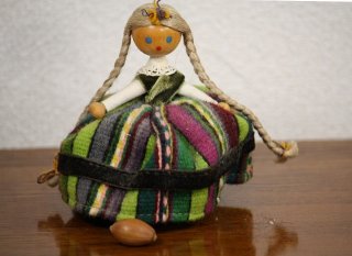 北欧ヴィンテージ布のドール 北欧ヴィンテージ布のドール