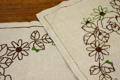 画像3: 北欧刺繍　センタークロス/ローズ